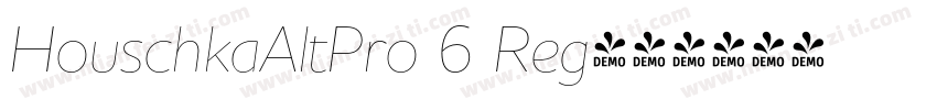 HouschkaAltPro 6 Reg字体转换
